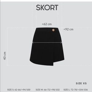 Skort ( skirt with short inside )